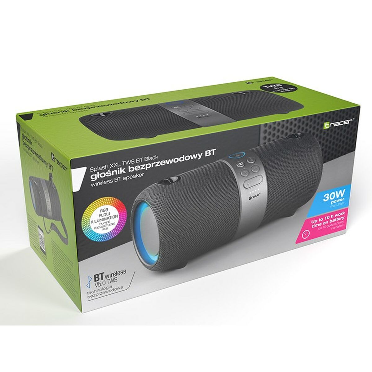 Altavoz Bluetooth Portátil Tracer TRAGLO46789 Negro 30 W