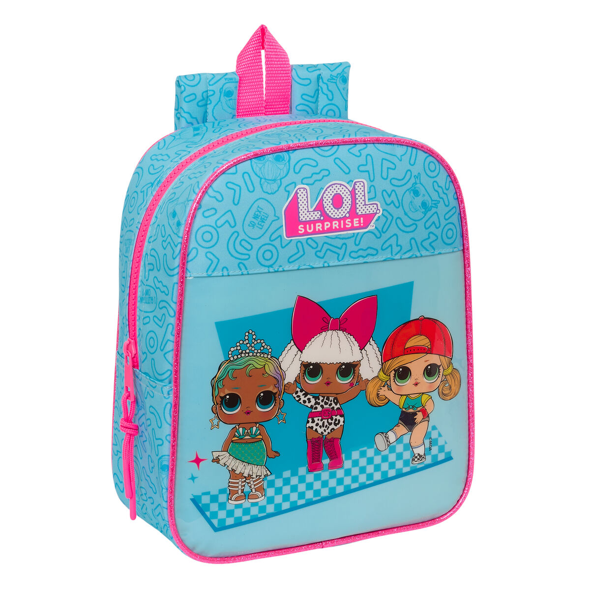 Mochila Infantil LOL Surprise! Divas Azul 22 x 27 x 10 cm