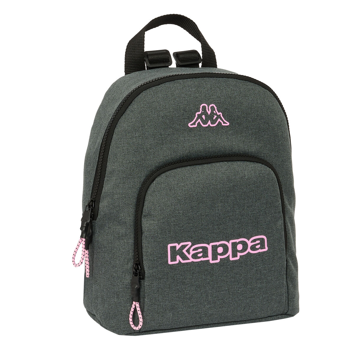 Mochila Kappa Silver pink Mini Gris 25 x 30 x 13 cm
