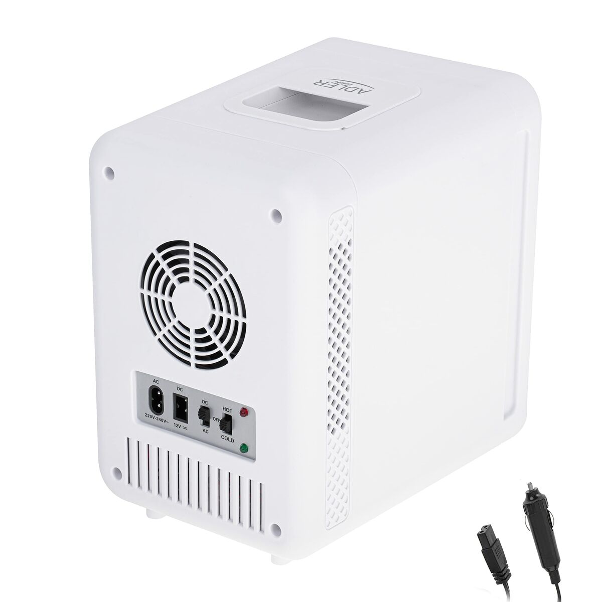 Mini Nevera para Cosméticos Adler AD 8085 Blanco Espejo 4 L