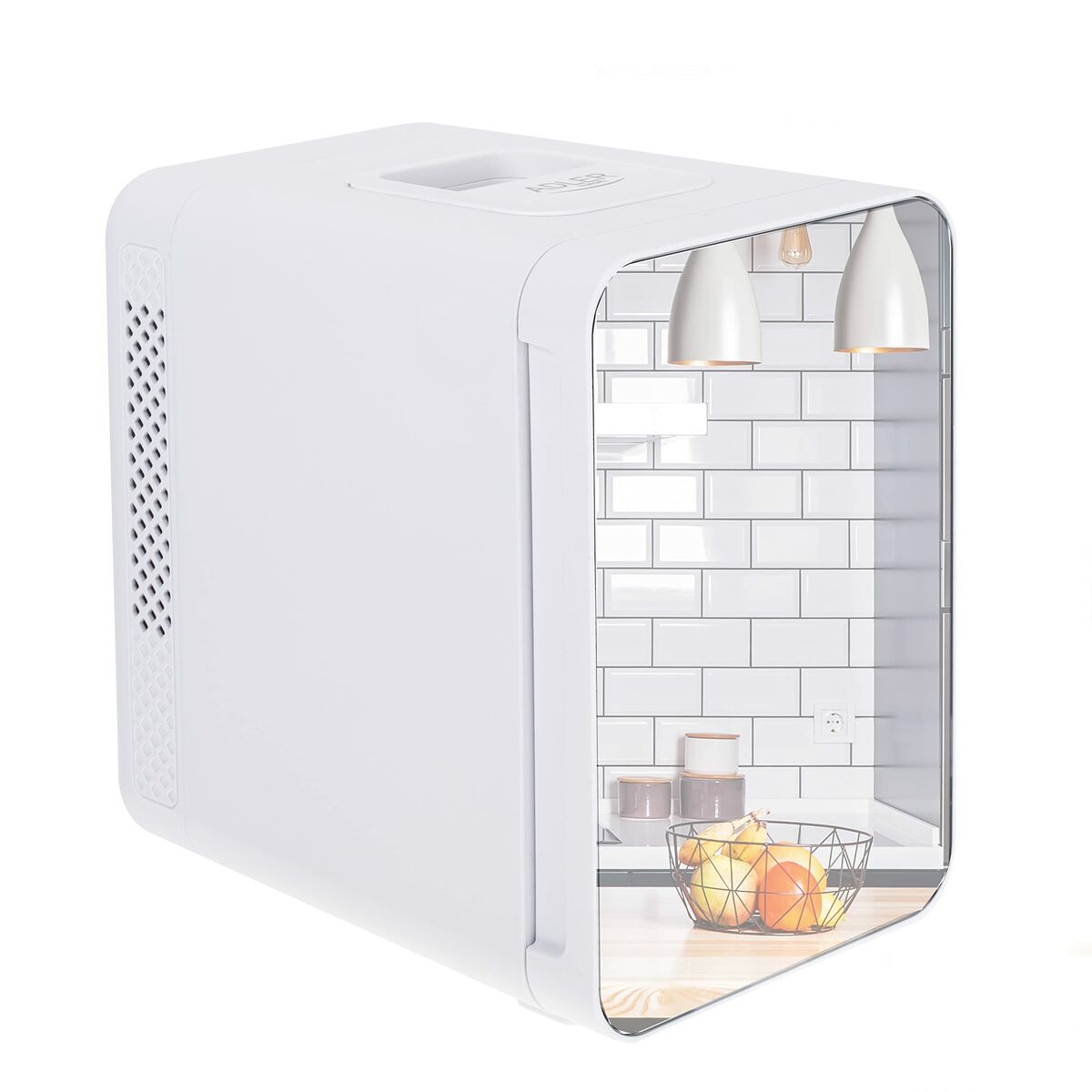 Mini Nevera para Cosméticos Adler AD 8085 Blanco Espejo 4 L