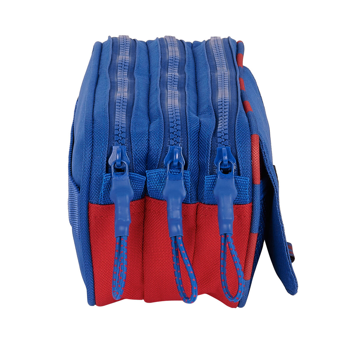 Portatodo Doble F.C. Barcelona Azul Granate 21,5 x 10 x 8 cm