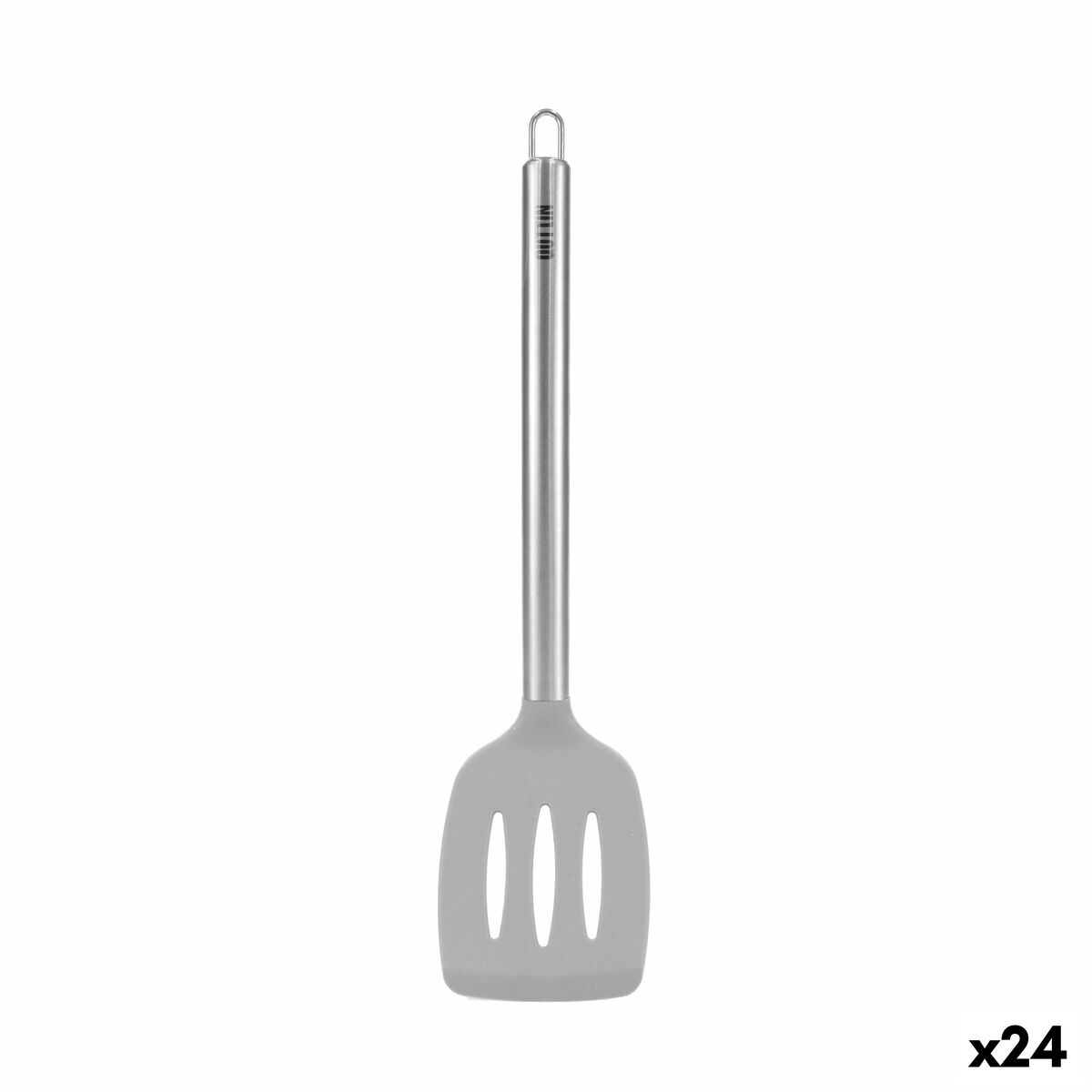 Espumadera Quttin Silicona Acero 35 x 8 cm (24 Unidades)