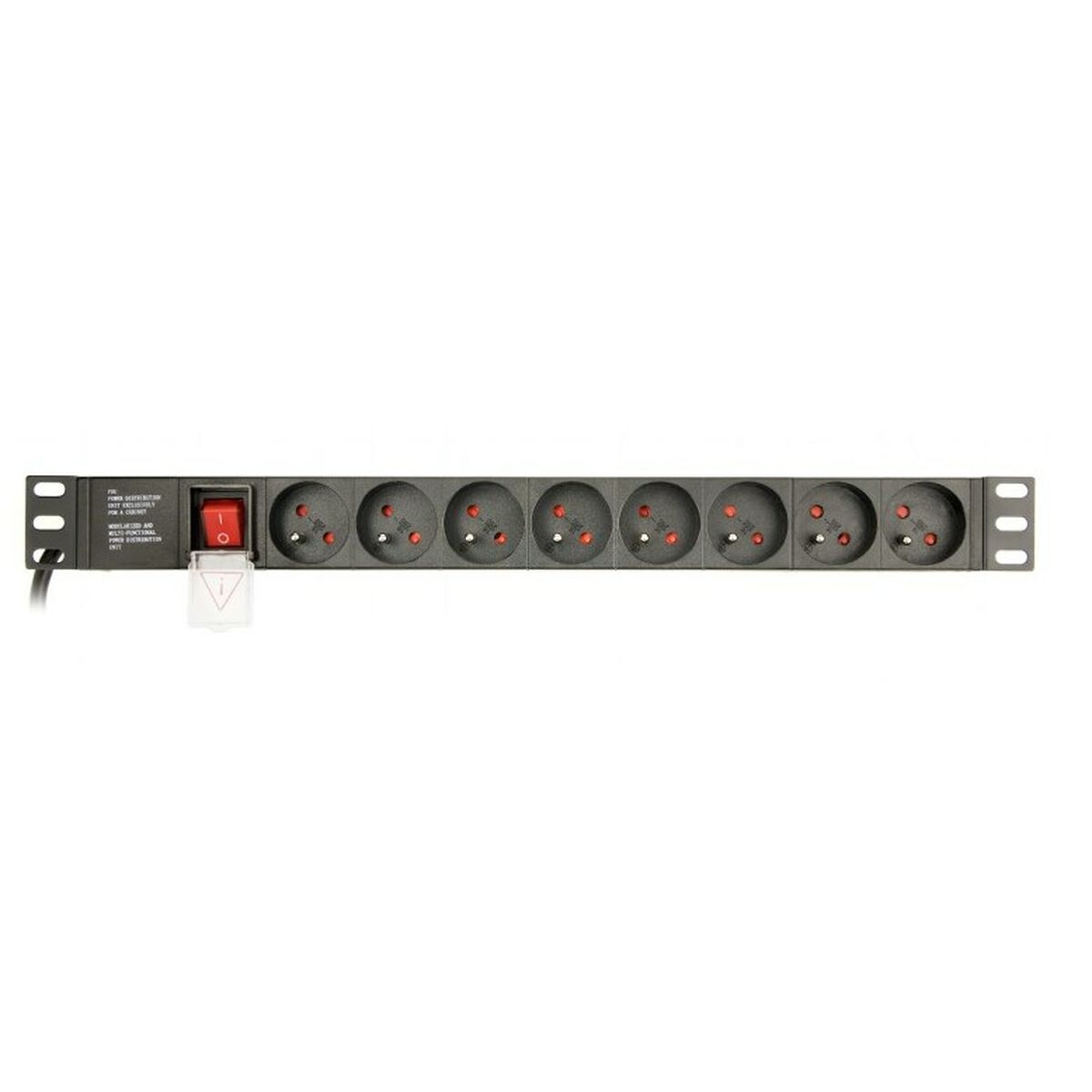 Regleta 19" 8 Tomas Schuko con On/Off Switch GEMBIRD EG-PDU-014-FC14 (3 m)