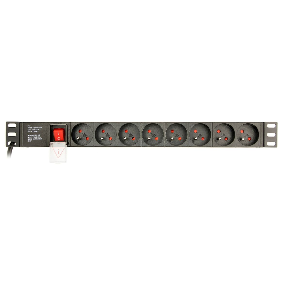Regleta 19" 8 Tomas Schuko con On/Off Switch GEMBIRD EG-PDU-014-FC14 (3 m)