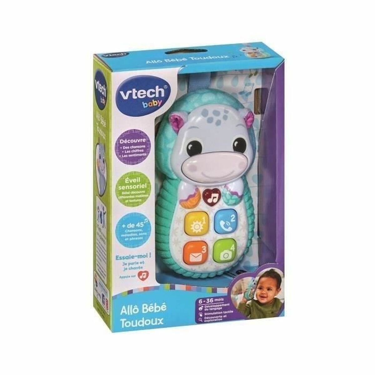 Juguete educativo Vtech Baby Allô Bébé Todoux (FR)