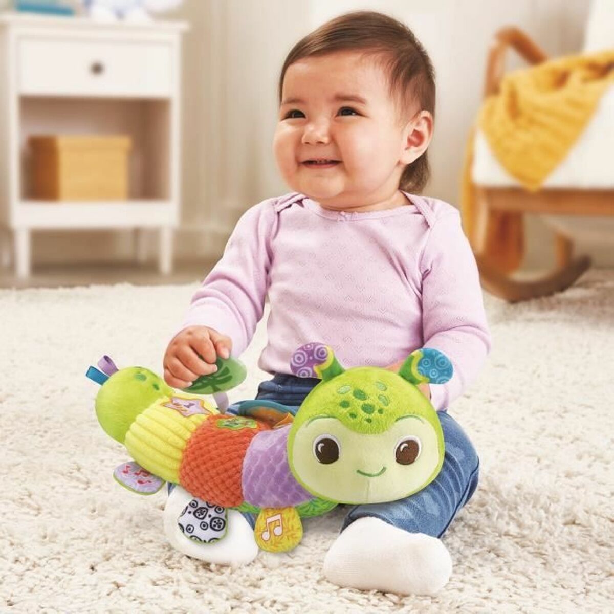 Juguete educativo Vtech Baby Myrtille, ma lumi-chenille sensorielle (FR)