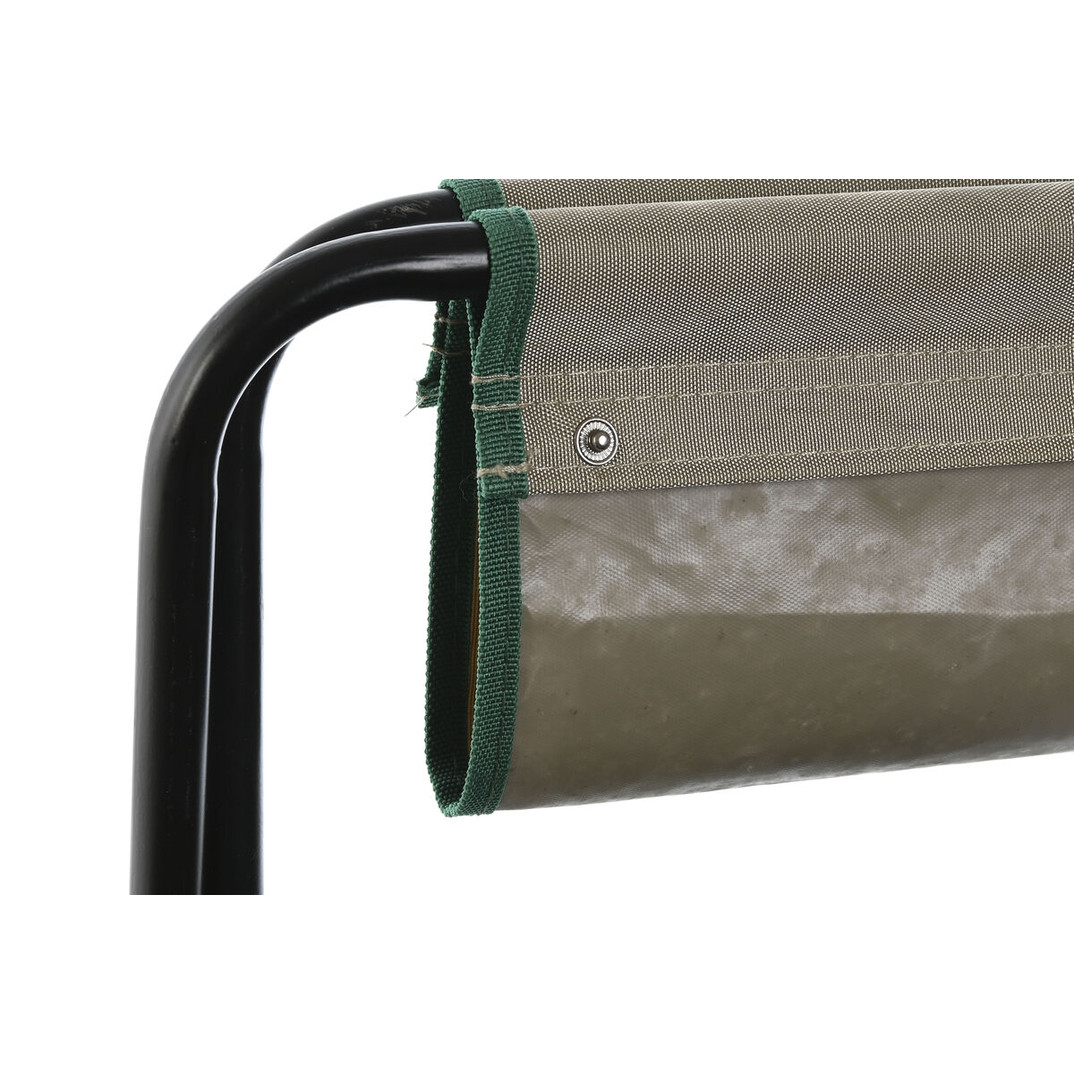 Kit de herramientas de jardinería Home ESPRIT Negro Verde Plateado Natural Poliéster Aluminio 7 Piezas