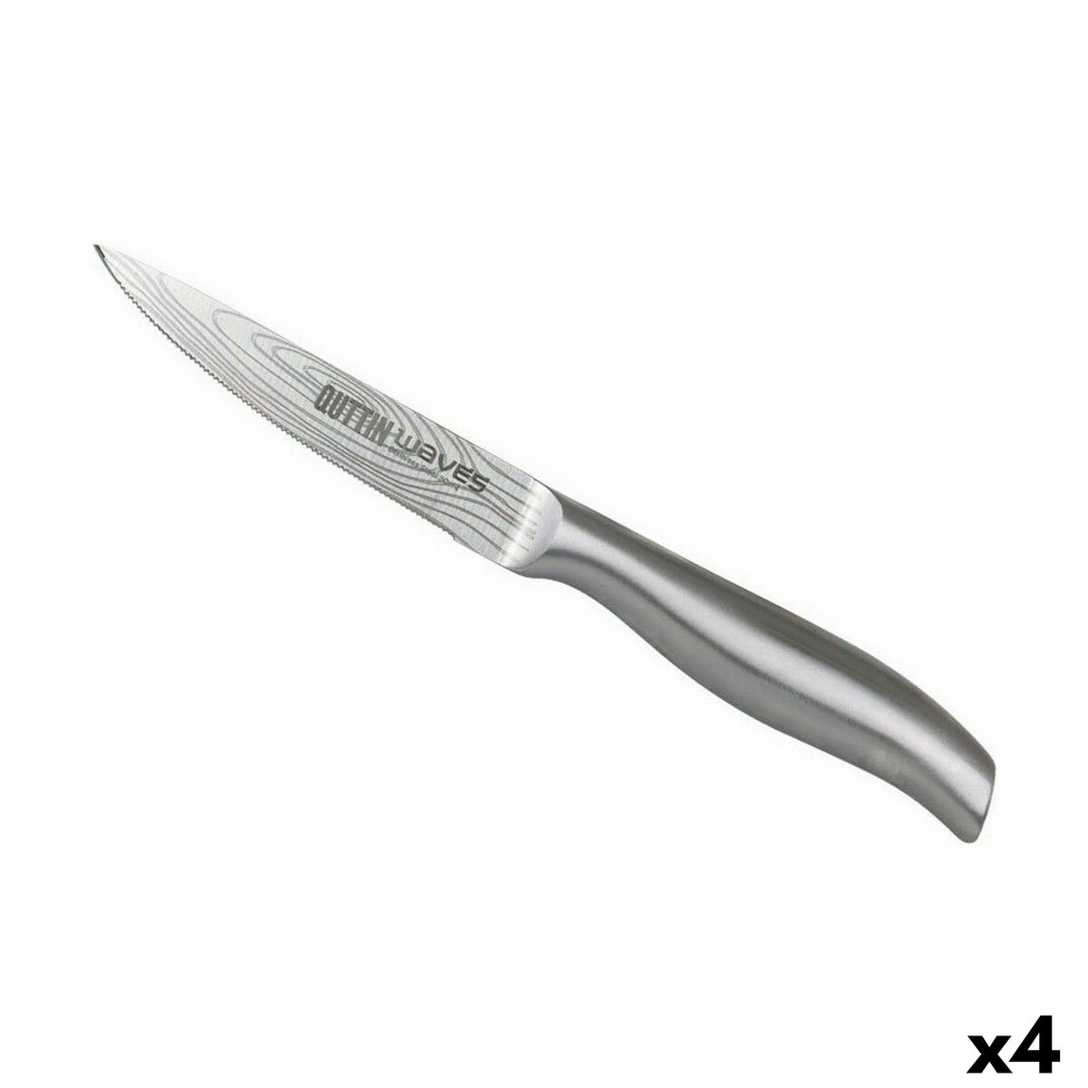 Cuchillo para Chuletas Quttin Waves (11 cm) (4 Unidades)