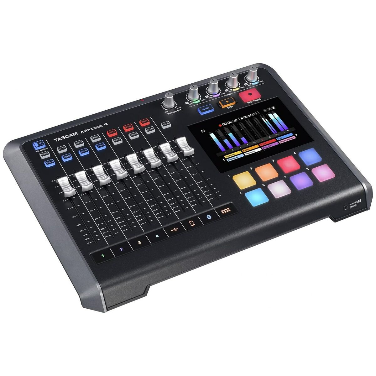 Mesa de DJ Tascam MIXCAST 4