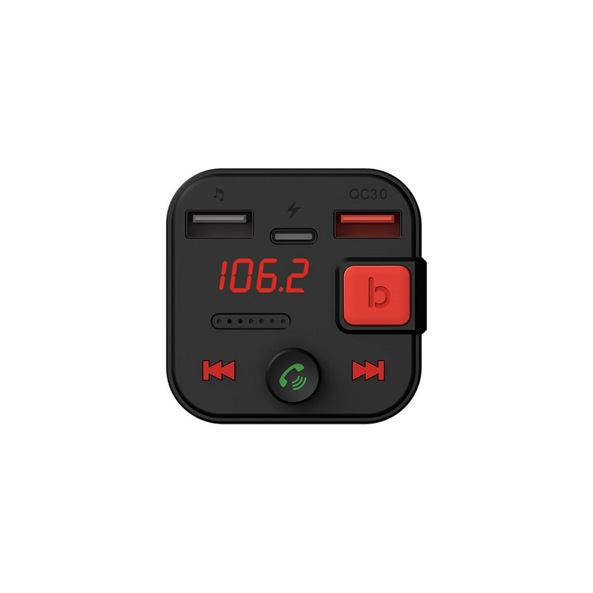 Reproductor MP3 y Transmisor FM para Coche Savio TR-15
