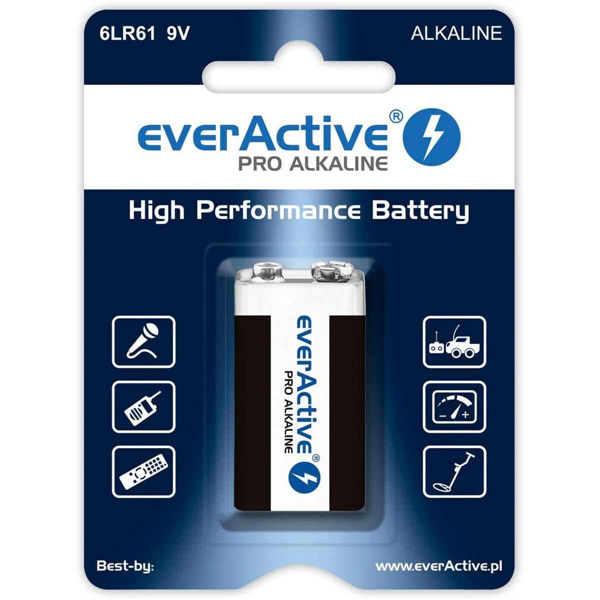 Pilas EverActive 6LR61 9V R9* 9 V (1 unidad)