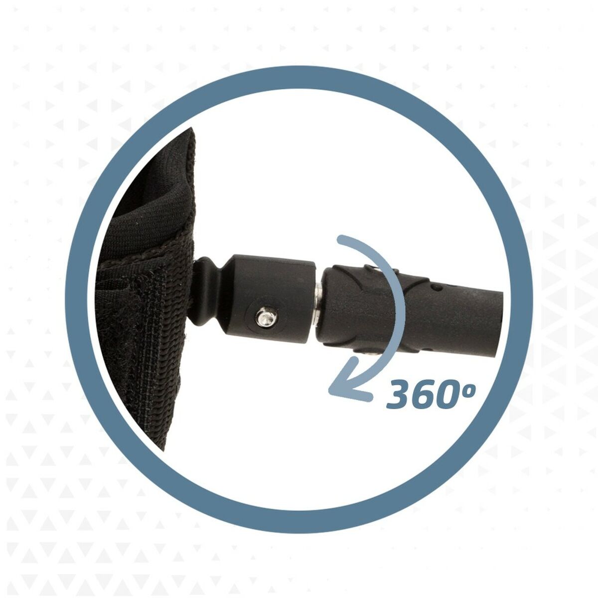 Leash Aktive Negro 20 cm Espiral Paddle Surf