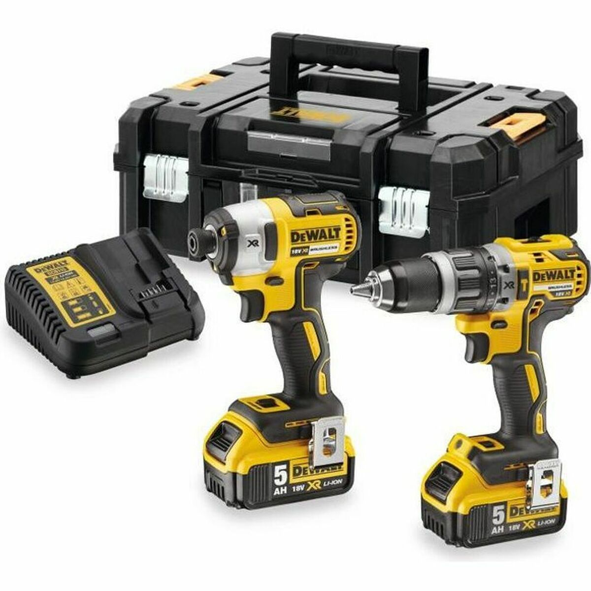 Atornillador eléctrico Dewalt DCK266P2T 400 W
