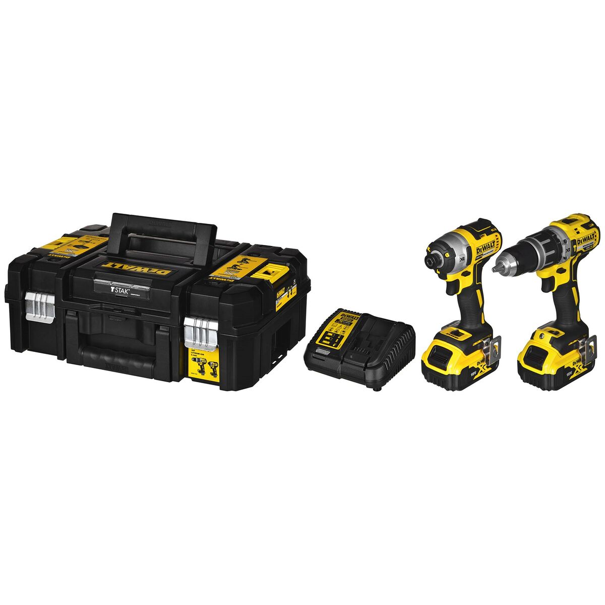Atornillador eléctrico Dewalt DCK266P2T 400 W