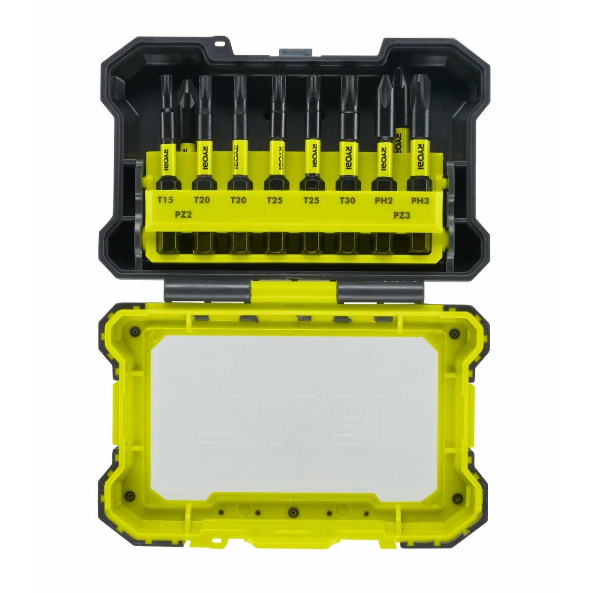 Juego de puntas Ryobi RAK10MSDI 50 mm 10 Piezas Phillips Pozidriv Torx