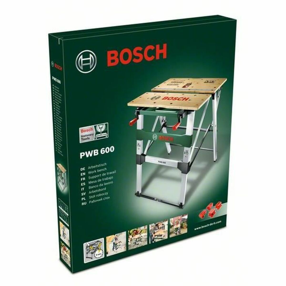 Banco de trabajo BOSCH PWB 600 Plegable 64 x 84 cm