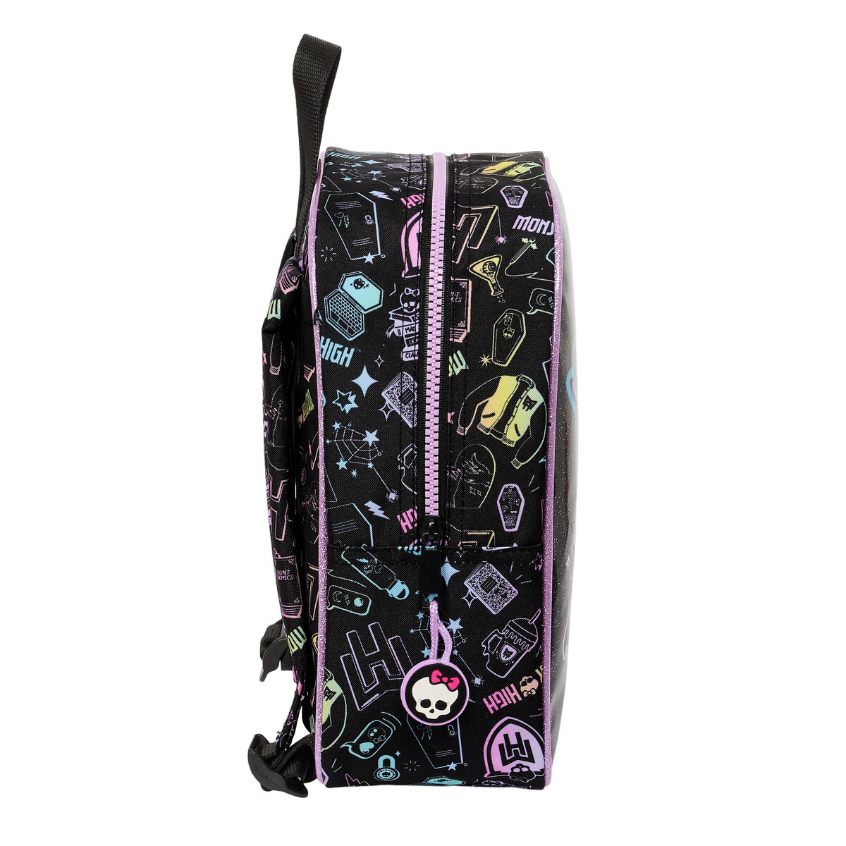Mochila Infantil Monster High Negro 22 x 27 x 10 cm