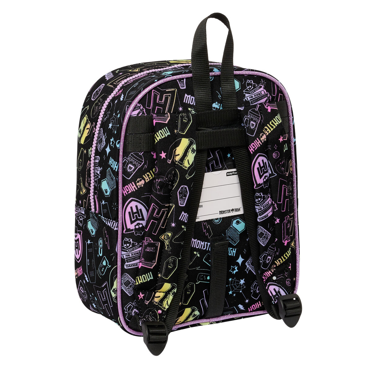 Mochila Infantil Monster High Negro 22 x 27 x 10 cm