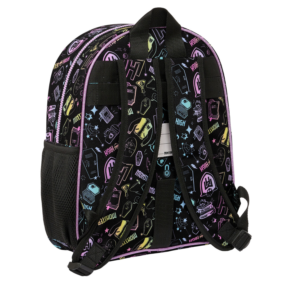 Mochila Infantil Monster High Negro 28 x 34 x 10 cm