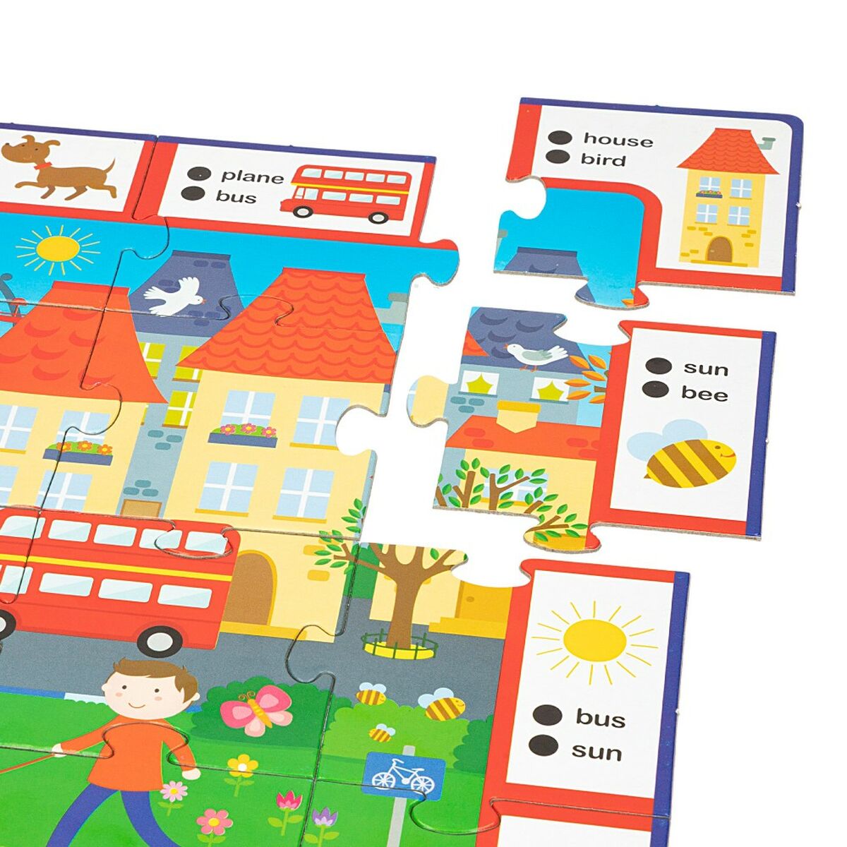 Juego Educativo Lisciani Giochi Carotina Baby Happy English 4,5 x 14,5 x 3 cm Electrónico Puzzle (6 Unidades)