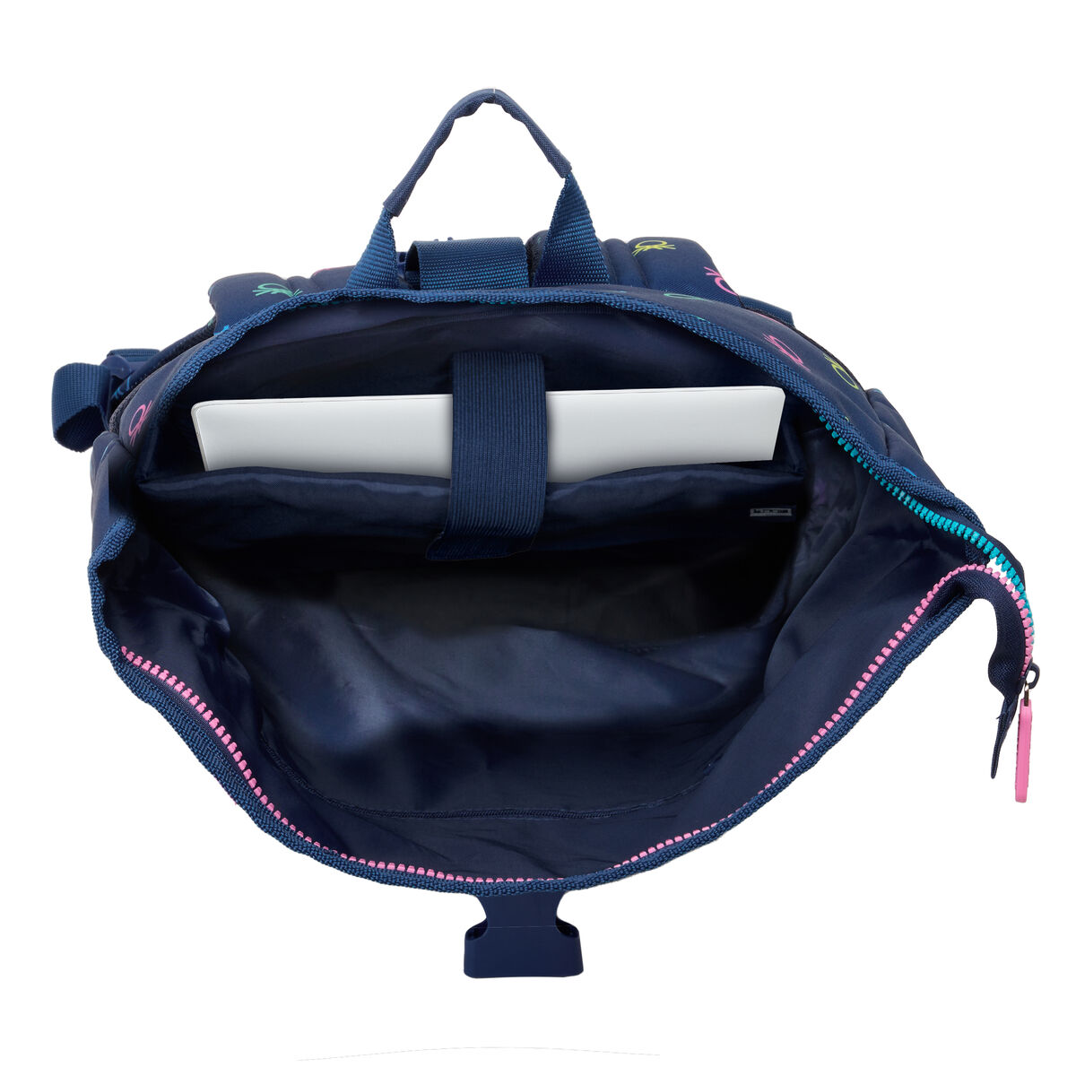Mochila para Portátil Benetton Cool Azul marino 28 x 42 x 13 cm