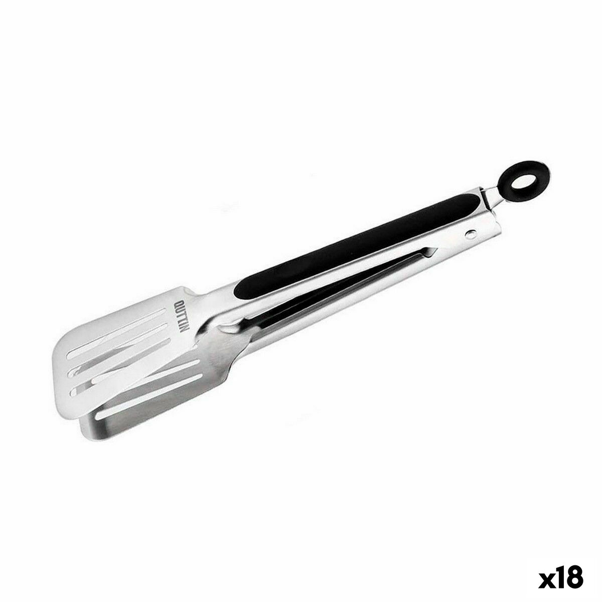Pinzas para Servir Quttin Acero 27 x 3,5 x 5,5 cm (18 Unidades)