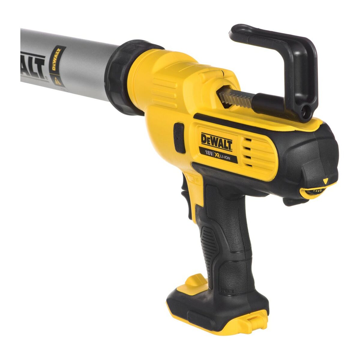 Pistola de silicona Dewalt DCE580N-XJ Negro Amarillo/Negro Metal 1 Pieza