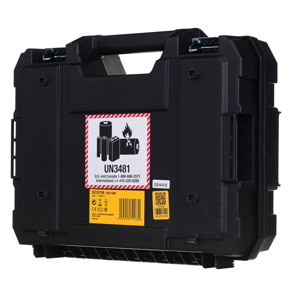 Llave de impacto Dewalt DCD709D2T 340 W 18 V