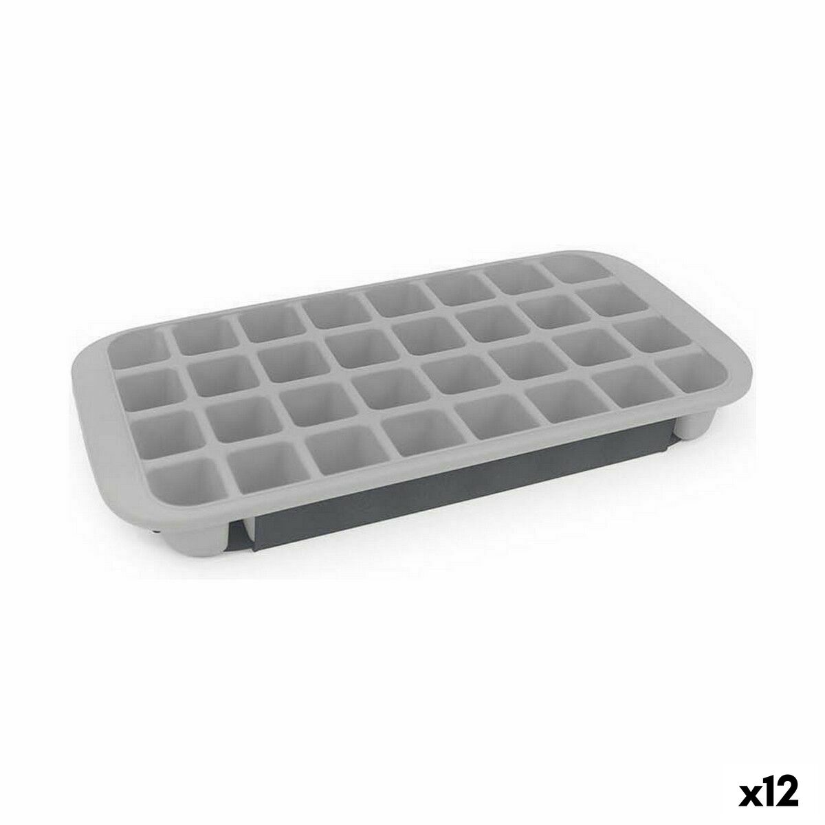 Molde para Cubitos de Hielo Quttin Flexible 33 x 18,2 x 3 cm (12 Unidades)