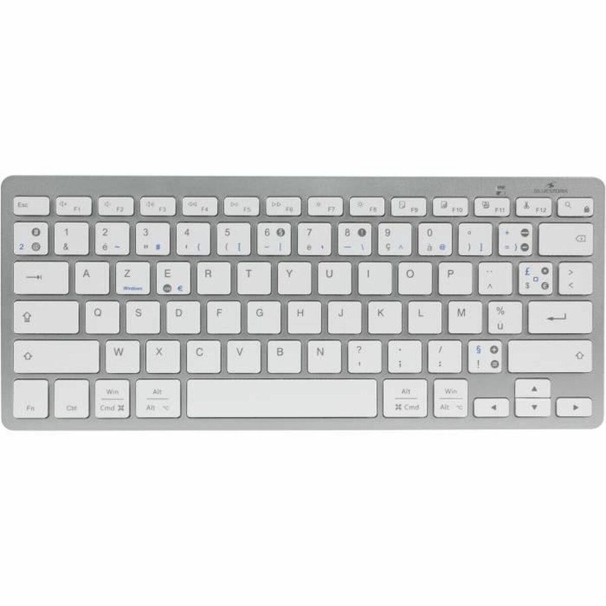 Teclado Bluetooth Bluestork KB-MINI-PC-MAC/FR Azerty Francés Blanco