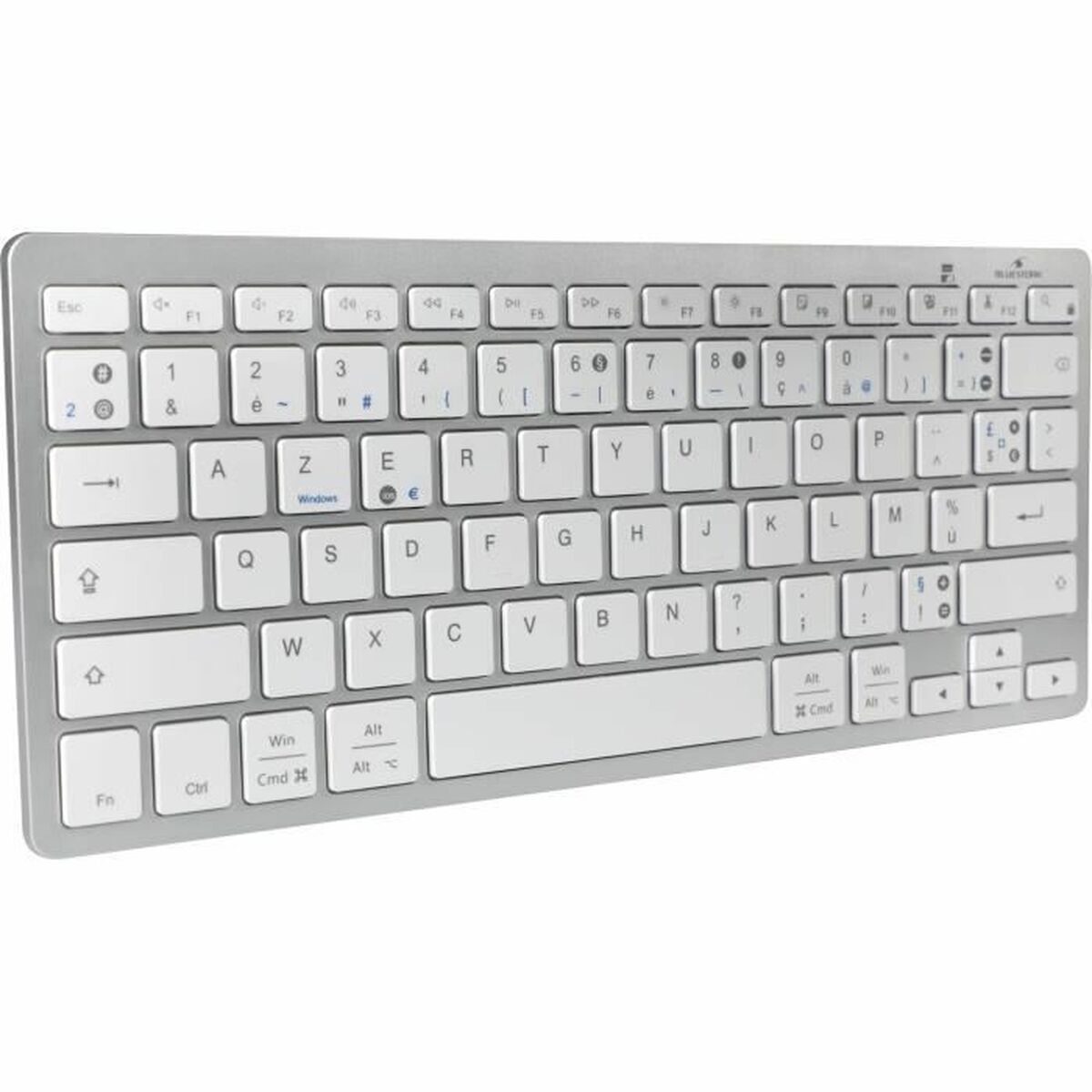 Teclado Bluetooth Bluestork KB-MINI-PC-MAC/FR Azerty Francés Blanco