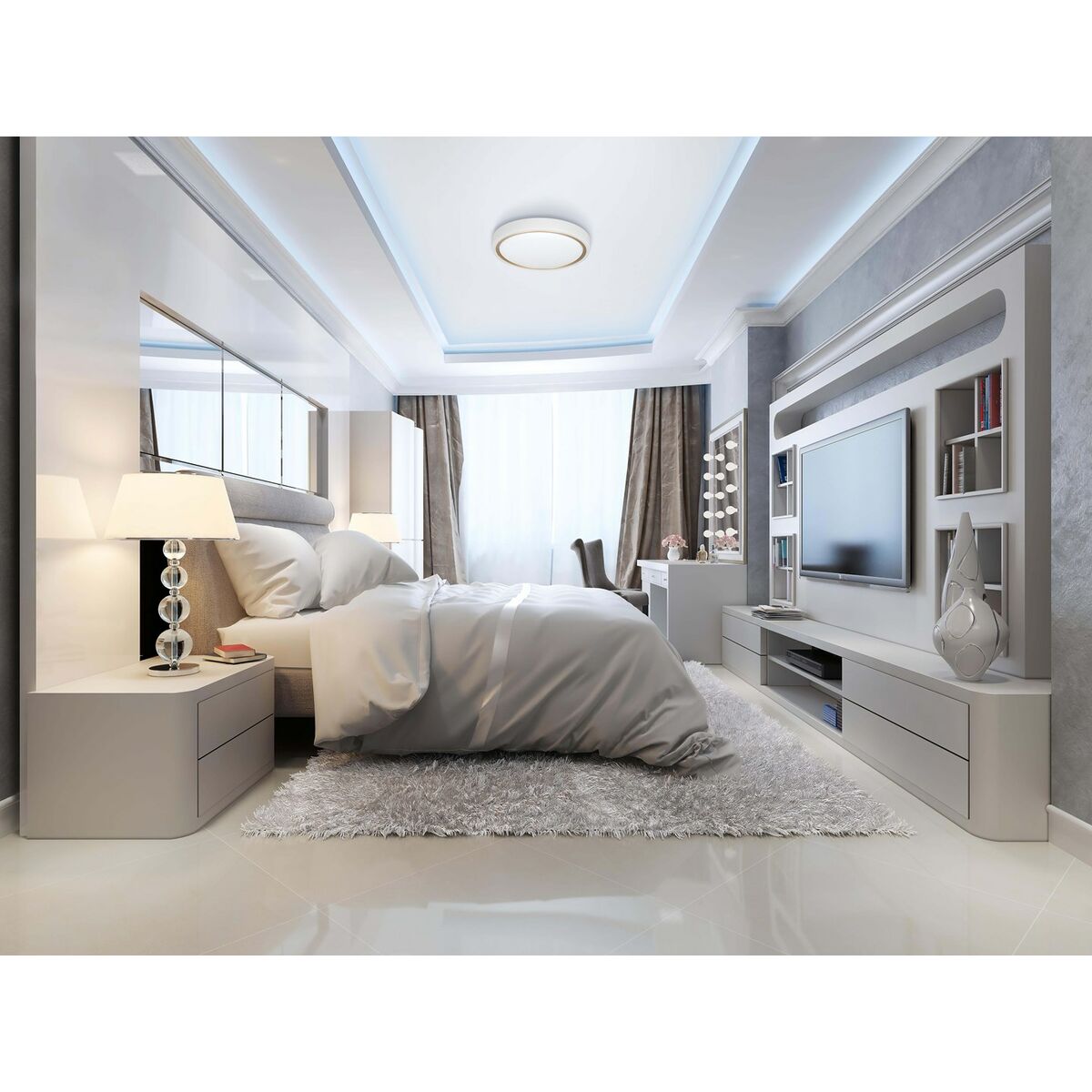 Plafón LED Activejet AJE-VERDI W/G F 23 W 2400 Lm