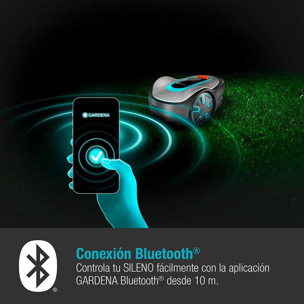 Robot cortacésped Gardena Smart Sileno 15201-34 250 m