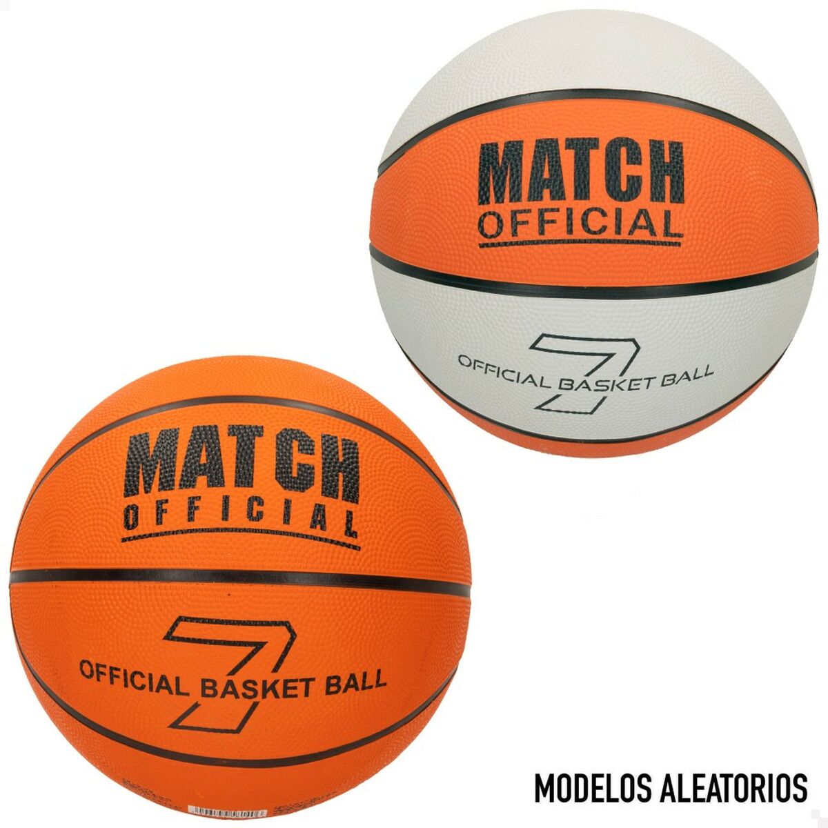 Balón de Baloncesto John Toys Match 7 Ø 24 cm (12 Unidades)