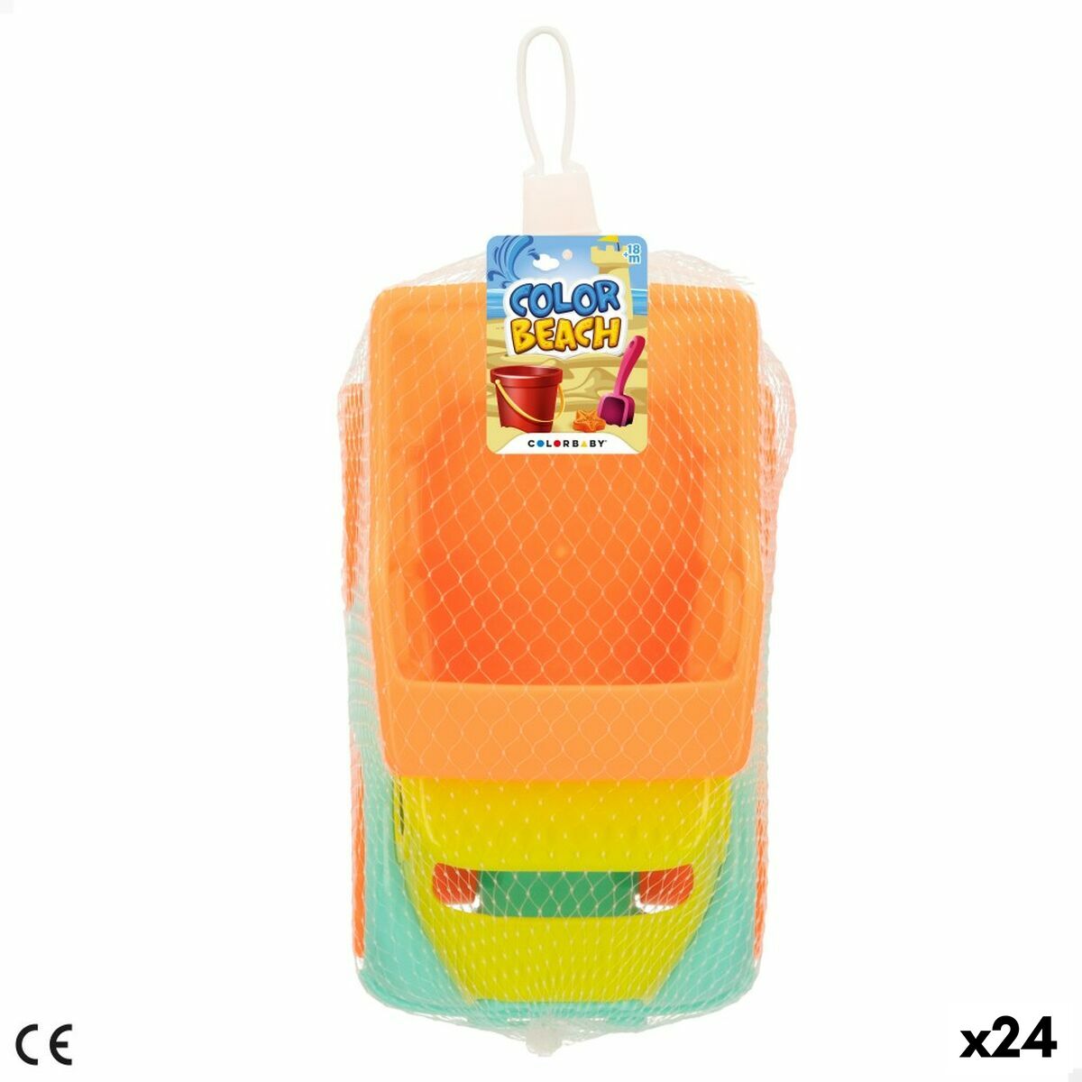 Camión Volquete Colorbaby 18 cm Playa Plástico (24 Unidades)