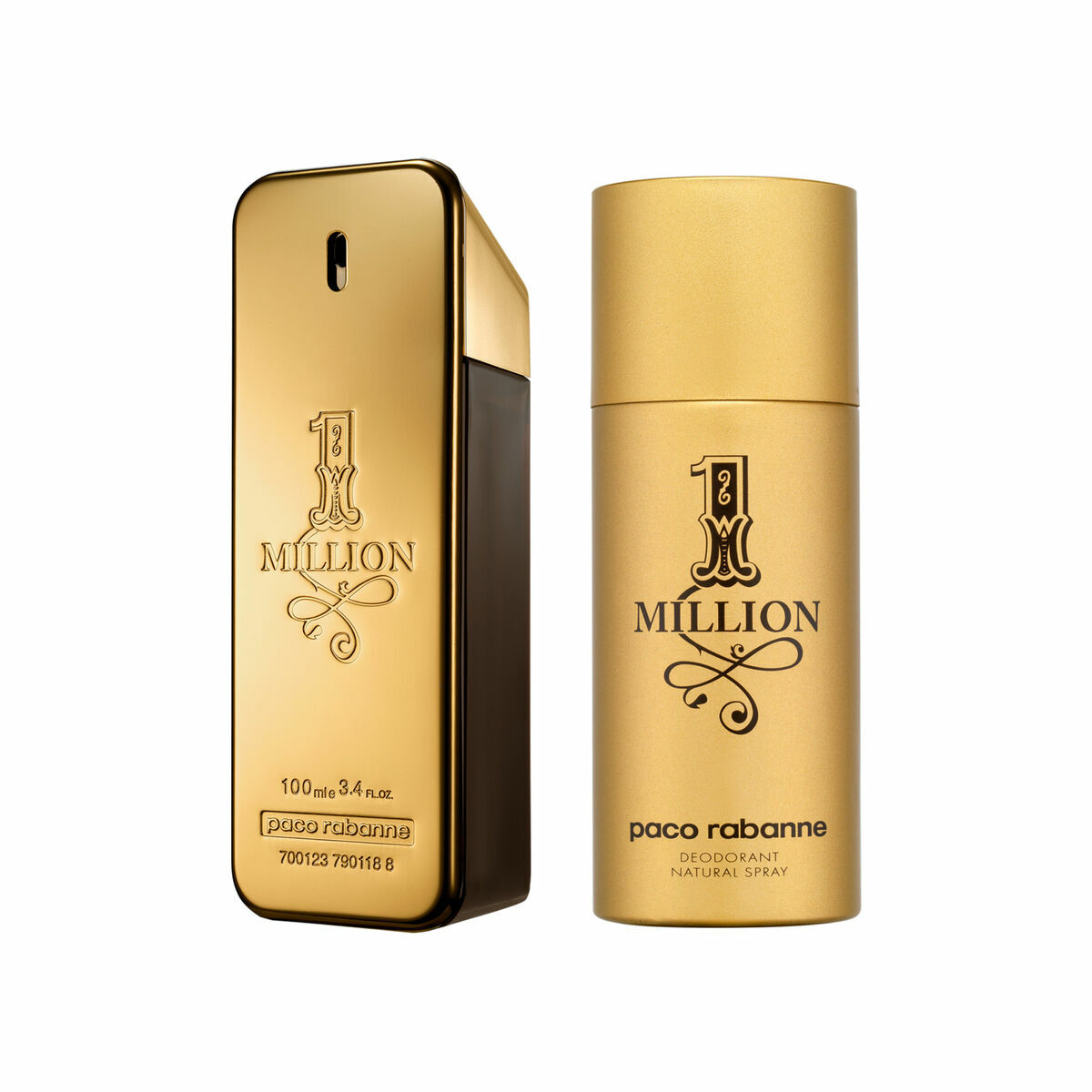 Set de Perfume Hombre Paco Rabanne 1 Million EDT EDT 2 Piezas