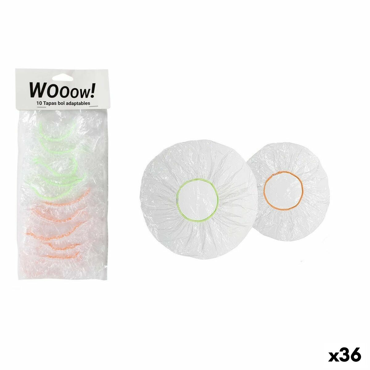 Set de Tapas de Cocina Reutilizables y Ajustables 10 Piezas (36 Unidades)