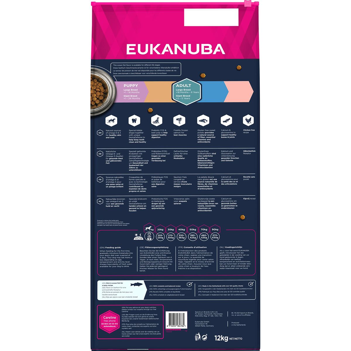 Pienso Eukanuba Adulto Pescado 12 kg