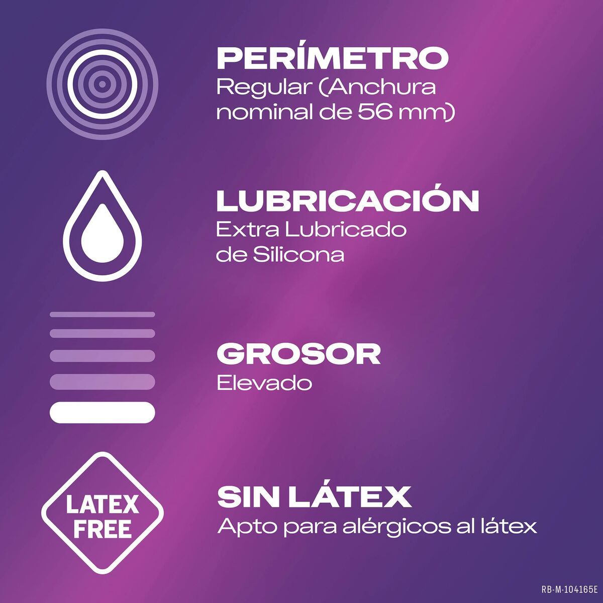 Preservativos sin Látex Durex Sin Latex 12 Unidades