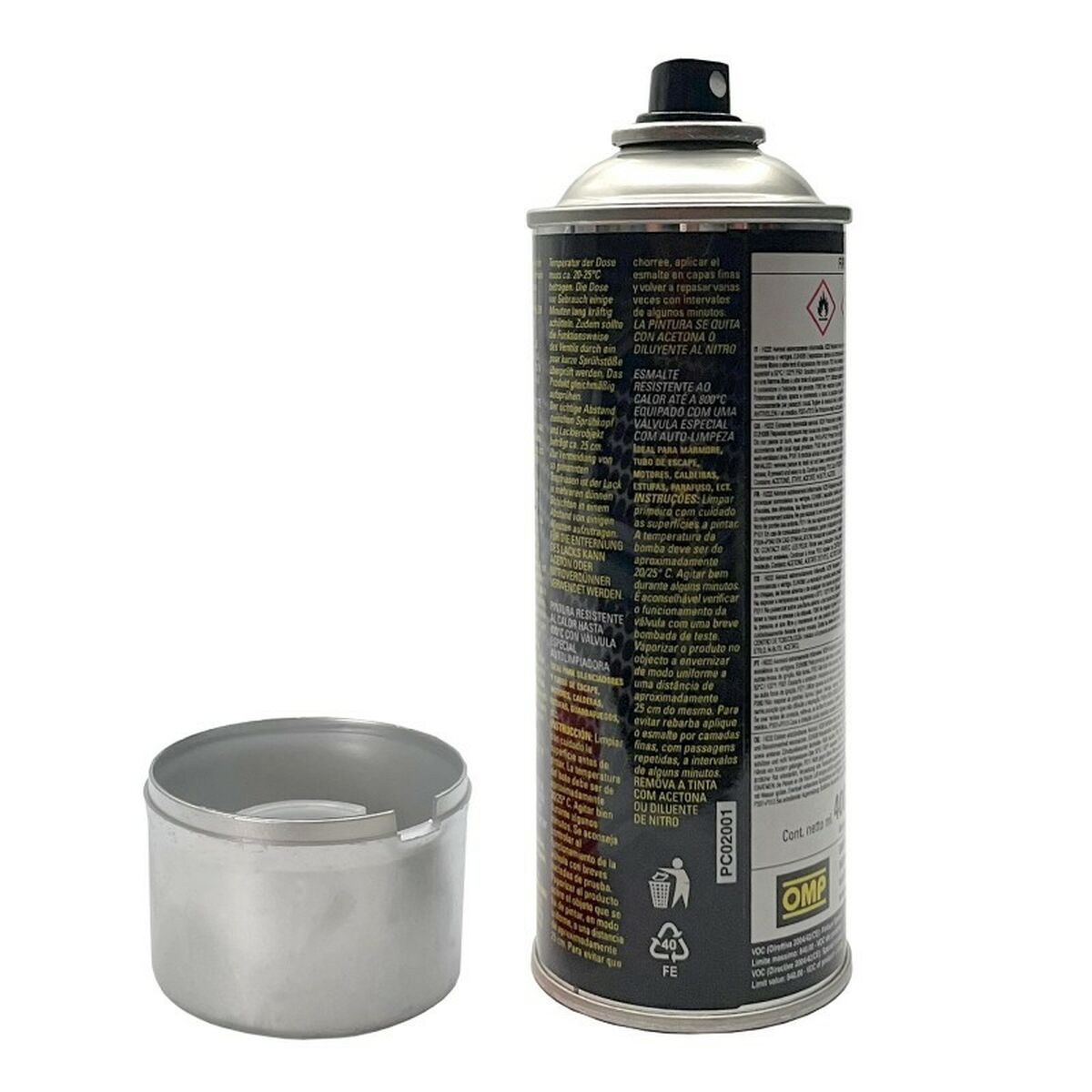 Pintura en spray OMP OMPPC02001000003 Pinzas de Freno 400 ml Plateado