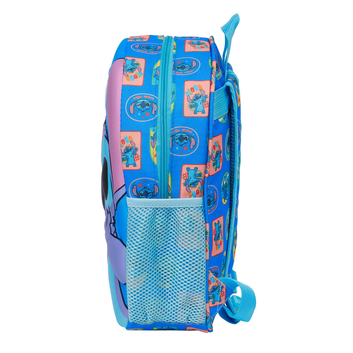 Mochila Escolar Stitch Azul 27 x 33 x 10 cm
