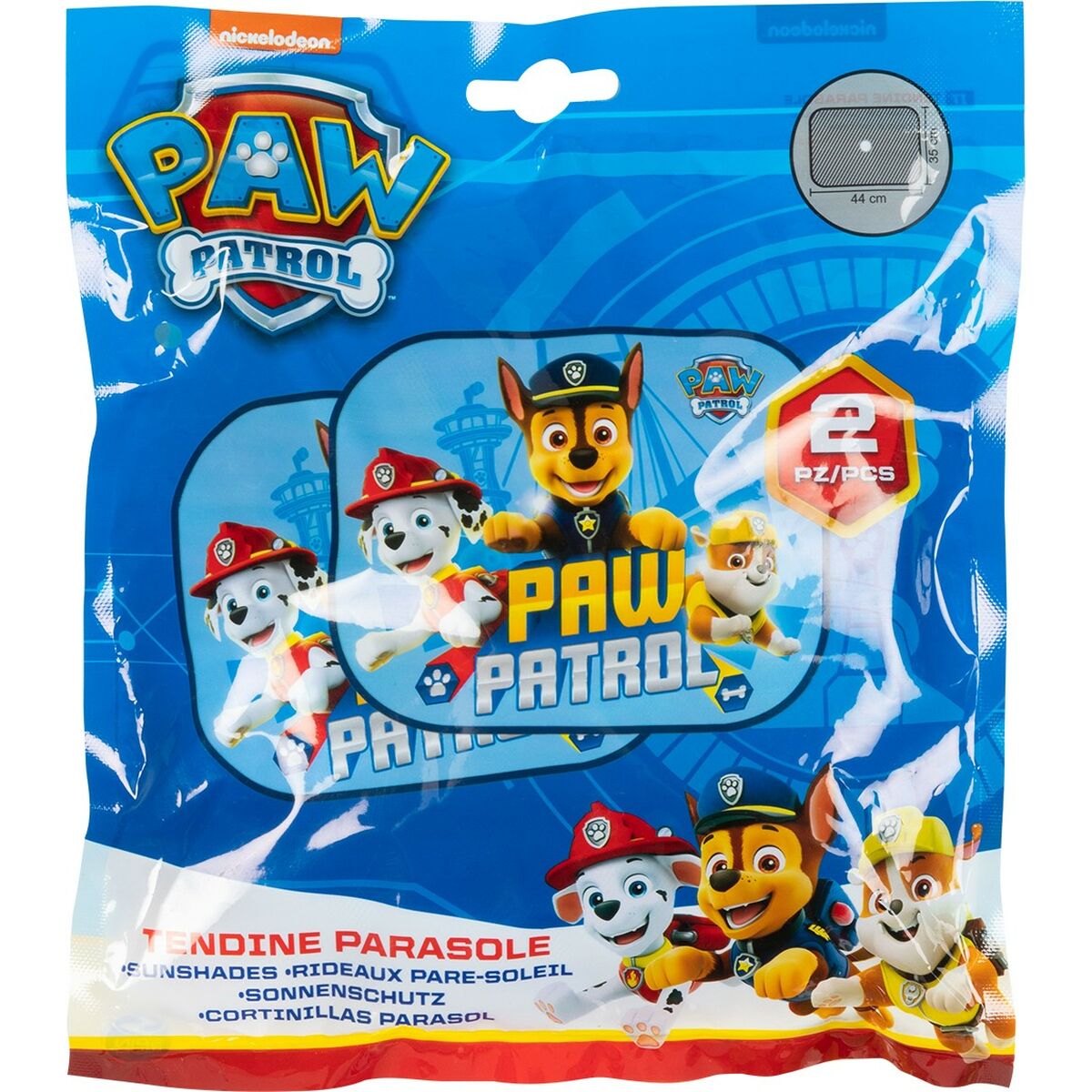 Parasol Lateral The Paw Patrol CZ10241 44 x 35 cm 2 Piezas (2 Unidades)