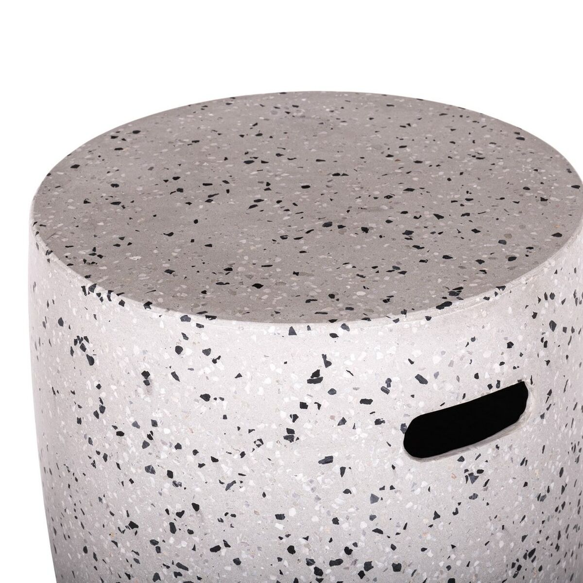 Taburete Terrazzo Blanco 40 x 40 x 45 cm