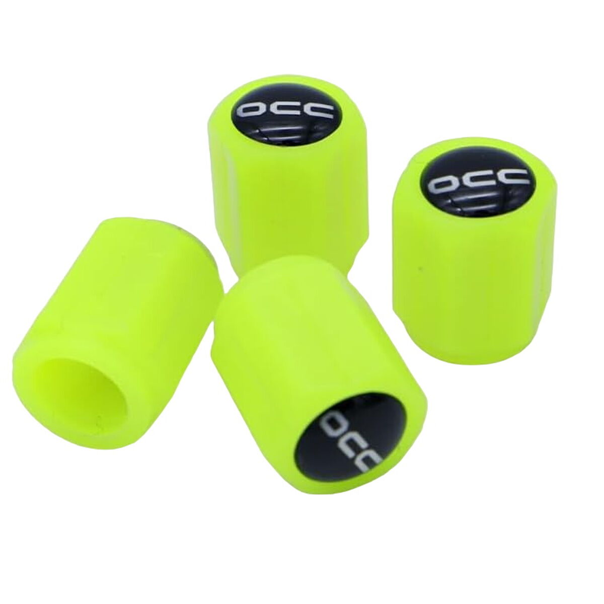 Juego de Tapones OCC Motorsport OCCLEV005 4 Unidades Fluorescente Amarillo