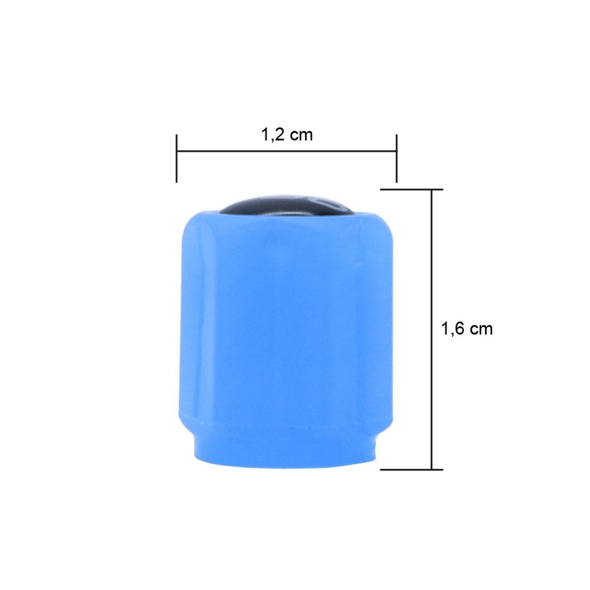 Juego de Tapones OCC Motorsport OCCLEV004 4 Unidades Fluorescente Azul