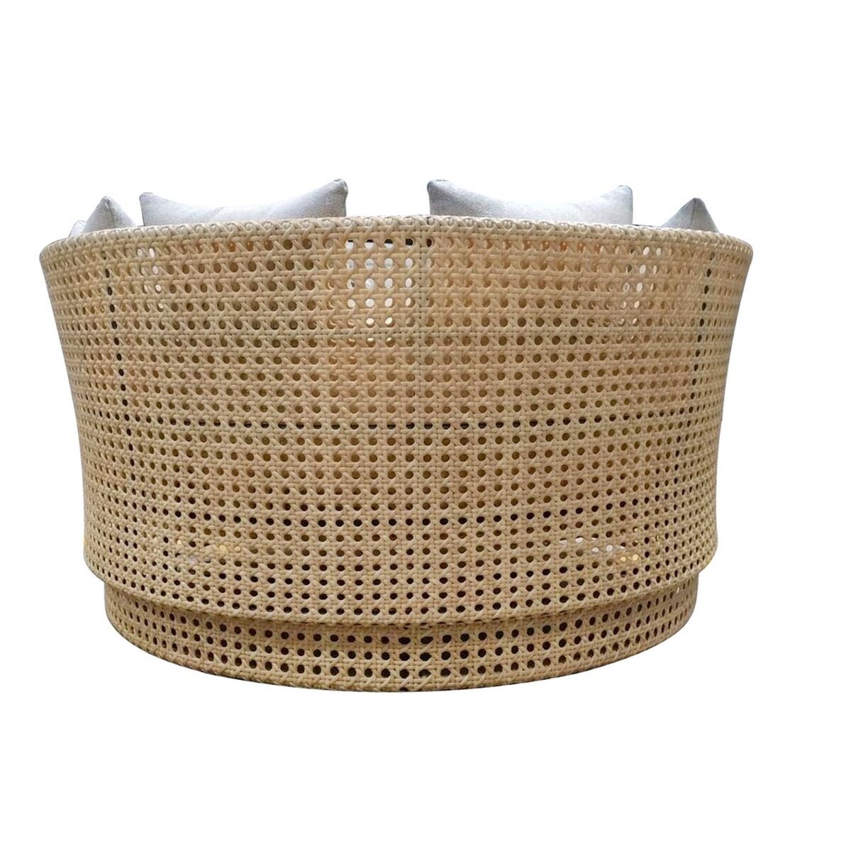 Cama para Jardín Niva Blanco Marrón 133 x 126 x 70 cm