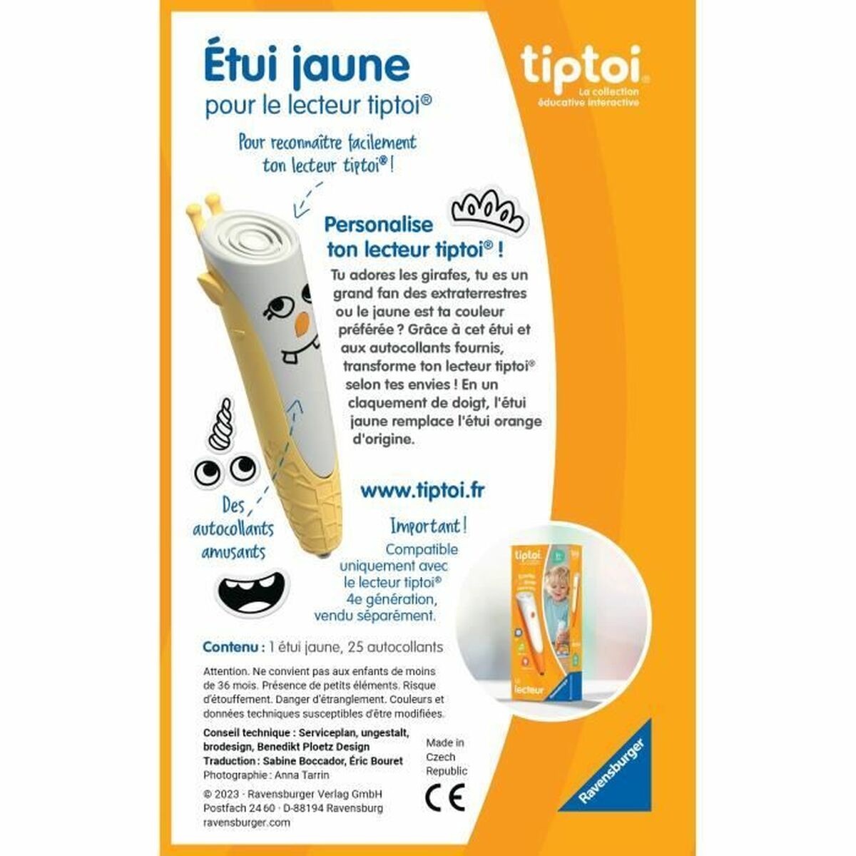 Juego Educativo Ravensburger tiptoi® Etui jaune-4005556001842 (FR)