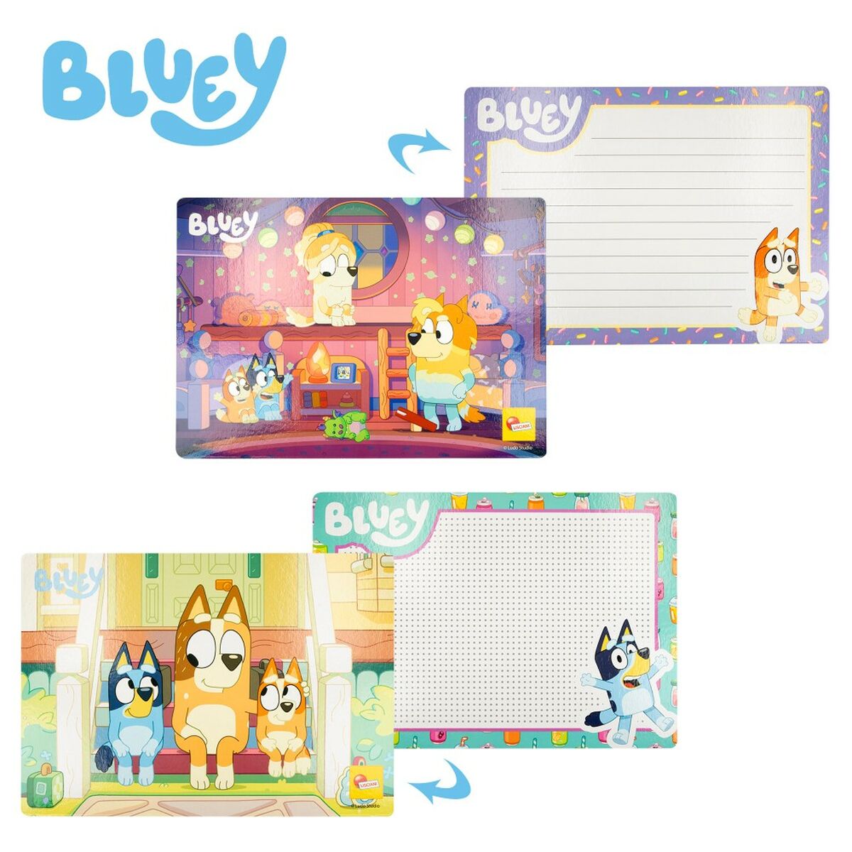 Set de Dibujo Bluey Pocket Drawing School (12 Unidades)