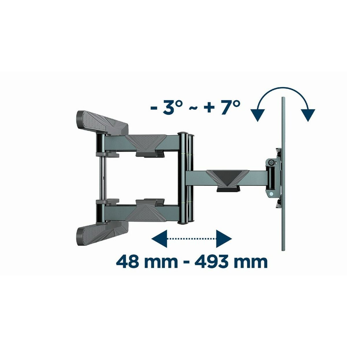 Soporte de Pared GEMBIRD WM-80ST-01 40"